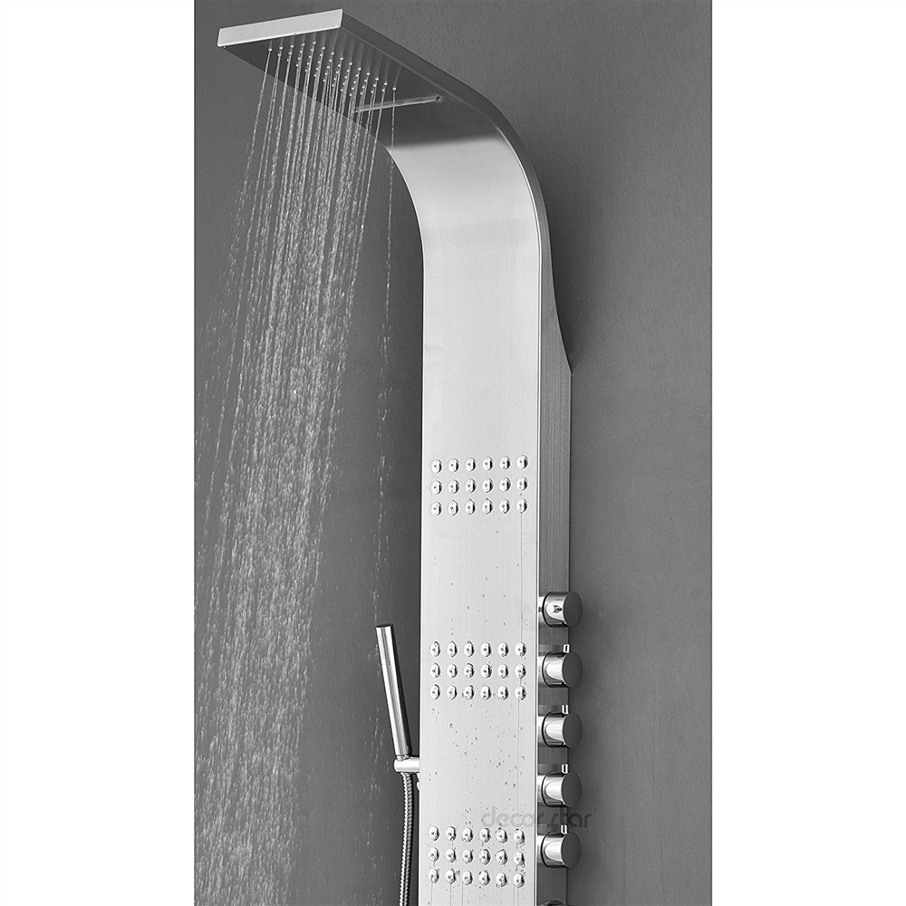 Fontana Tumbes Stainless Steel Rainfall Shower Panel System